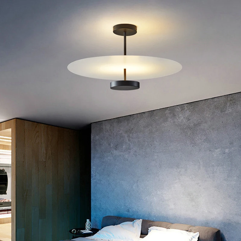 

Nordic Minimalist Creative Art Circular Restaurant Ceiling Hanging Lamp Living Room Bedroom Atmosphere Lamp Home Decoration