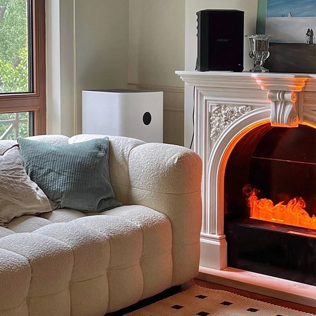 Atomizing Fireplace Intelligent Humidifier 700 MM Modern Decoration Embedded  3d Simulation Fire Steam Flame Home 2