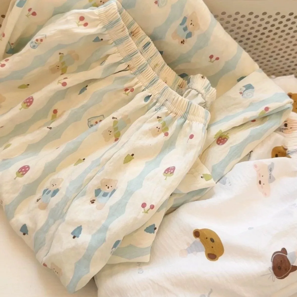 Koala pyjamabroek voor dames van katoen losse loungebroek_voghion.com