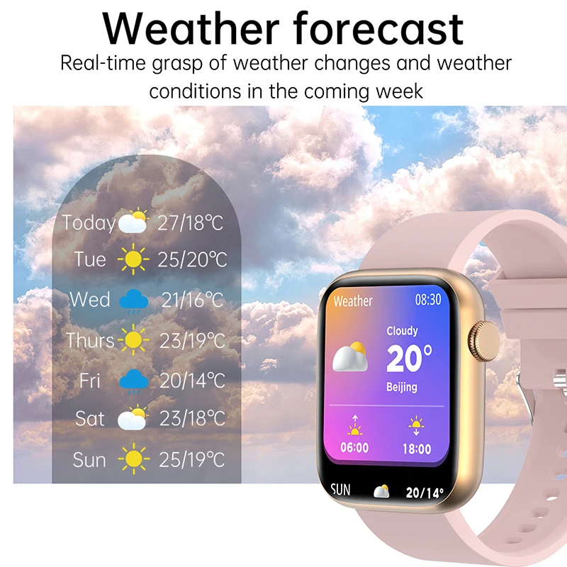 2020 ο NFC  ȭ Smartwatch  1.83 &HD 240*284 ȭ     ڵ Ʈ ġ  ð