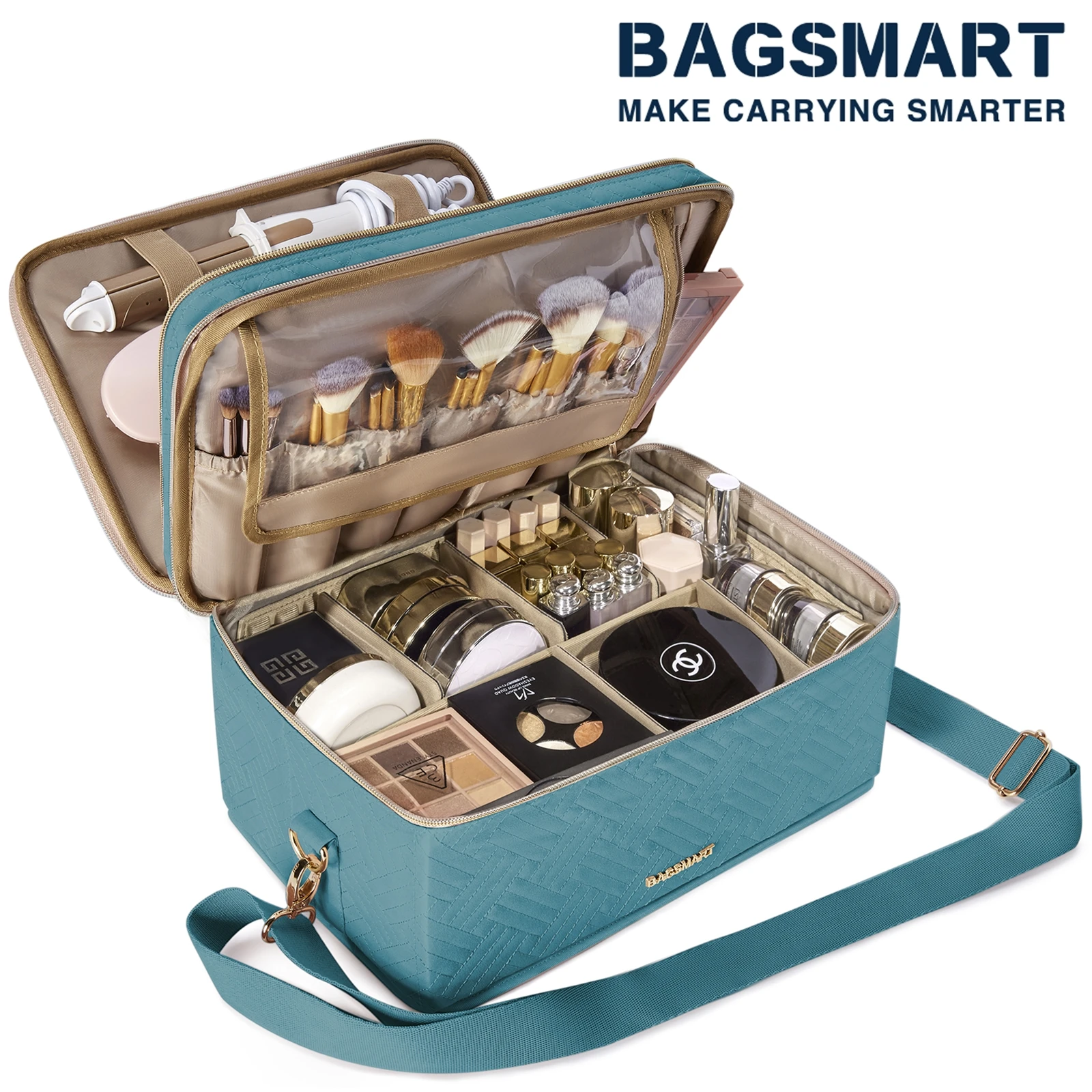 Makeup Case Travel Bag Leather Travel Bag Organizer Bagsmart Travel