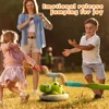 New 3 In 1 Children Dinosaur Sports Set with Sound Toss Ring Game Remote Control Rocket Launcher Set for Indoor Outside Playing