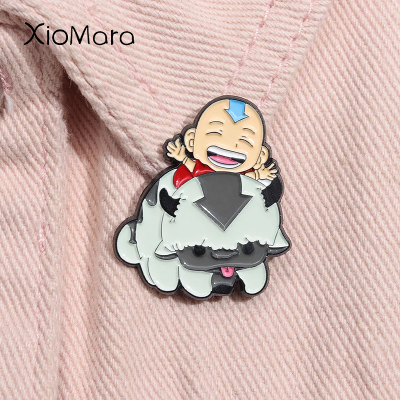 

The Last Airbender Enamel Pin Cartoon Anime Brooch Jewelry Gift