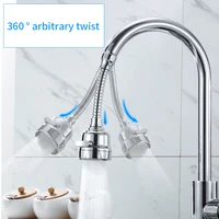 Kitchen Gadgets 3 Modes 360 Rotatable Bubbler High Pressure Faucet Extender Water Saving Bathroom Kitchen Accessories Supplies 2