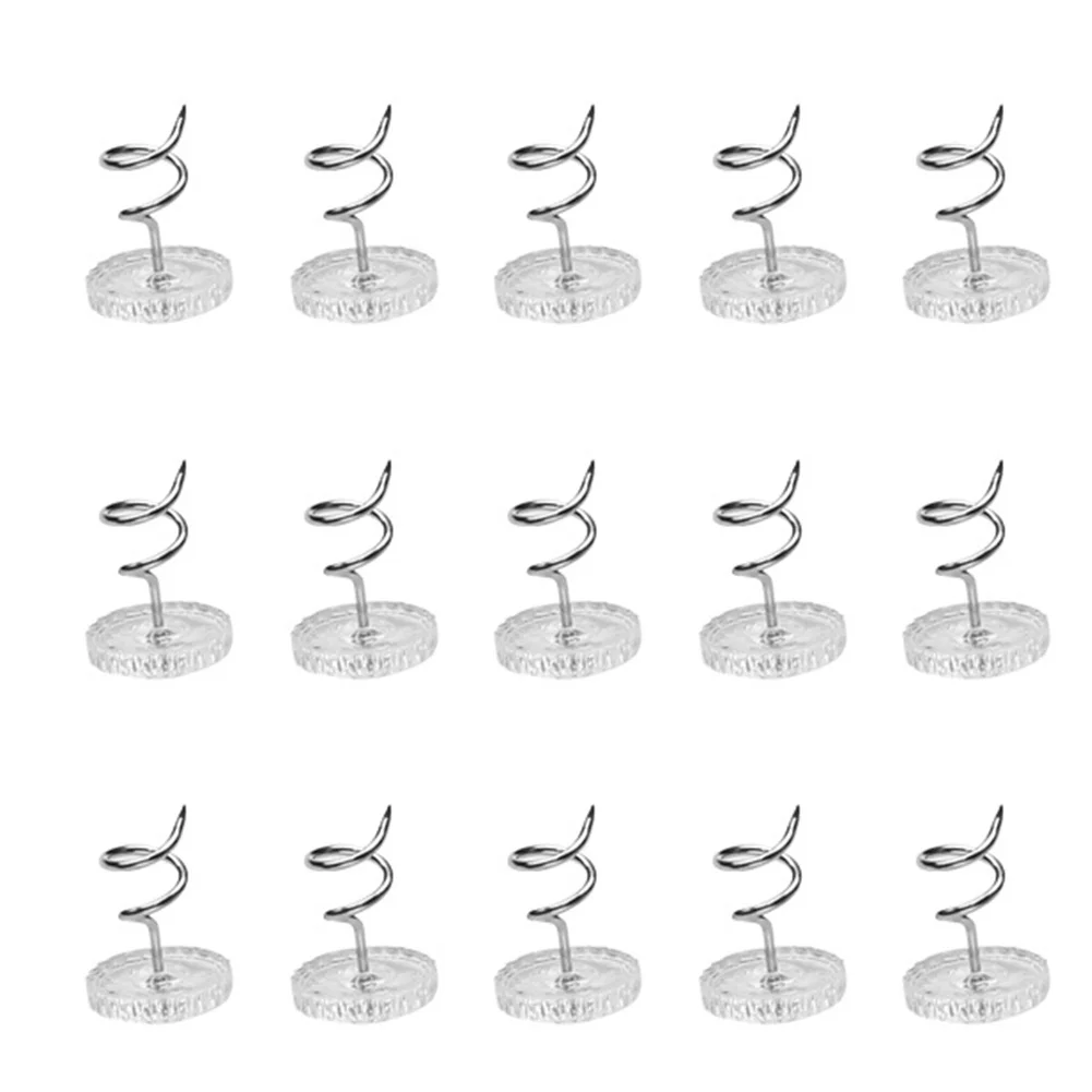 나선형 스테인리스 스틸 네일 의자 침대 스커트 가구 핀, 투명 소파 슬립 커버 퀼팅, 50 개/100 개