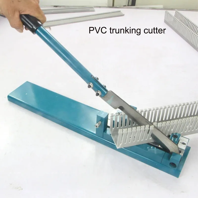 Adjustable PVC Wiring Duct Cutter Plastic Wire Slot Cutting Machine Manual Wire Duct Cutter PE Plastic Pipe Hose Scissor