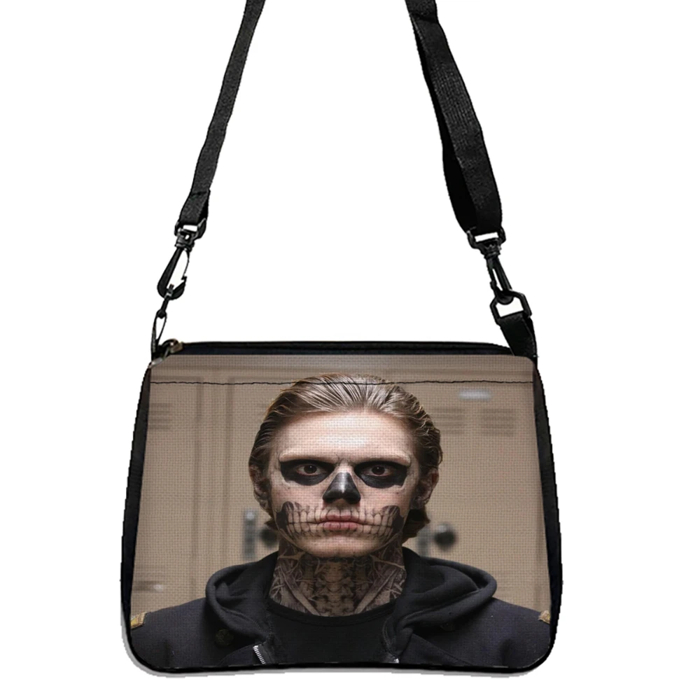 Evan Peters Print Umhängetaschen, Umhängetasche, Casual Shopper Bag Festival Geschenk Geldbörse 5.23 – Detail 3