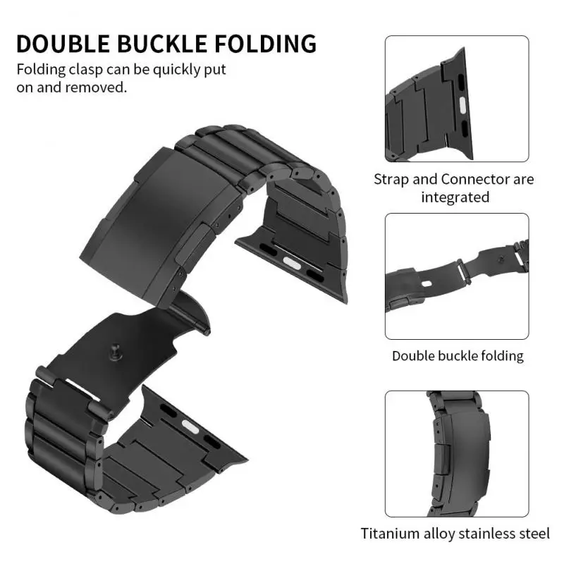 Premium Titanium Watch Band - Luxury Bracelet Edition