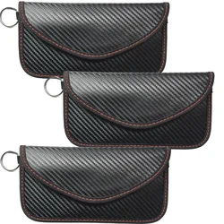Enhanced Signal Blocking Faraday Bag - Anti - Radiation Protection Wallet Case (3pcs)