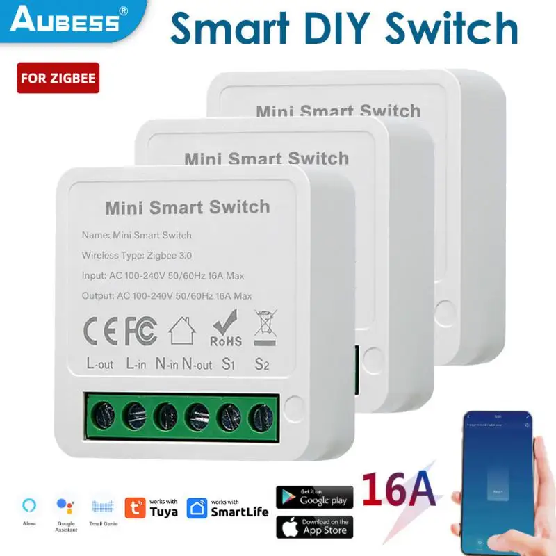 

Tuya 16A 3.0 Smart Switch Module Hub Gateway Smart Home Automation 2 Way Control For Smartlife Alexa Home Alice