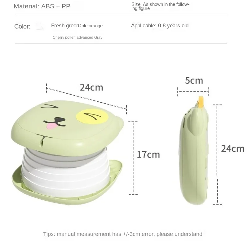 Children's Car Outdoor Travel Folding Camping Emergency Small Toilet Portable Urinal Toilet Training Seat Travel Potty 0-8T 6