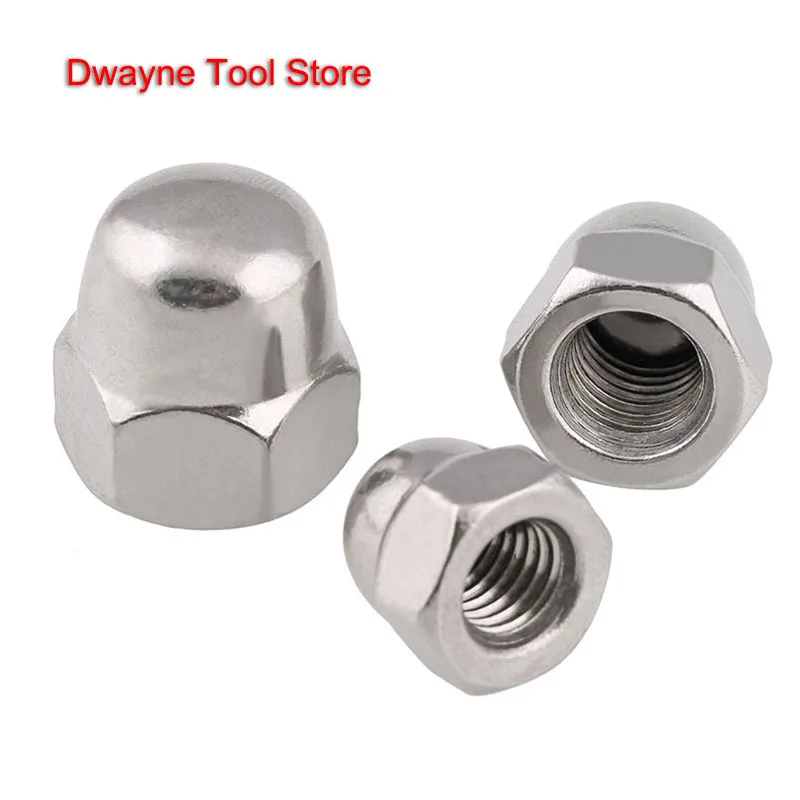 

304 stainless steel cap nut counter screw ball head M3-M24 【5Pcs】