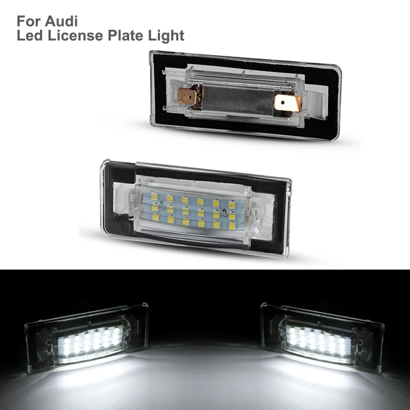 2 Pezzi Canbus Led Illuminazione Targa Accessori Auto Per Audi Tt Roadster Coupe 8N 1999-2006