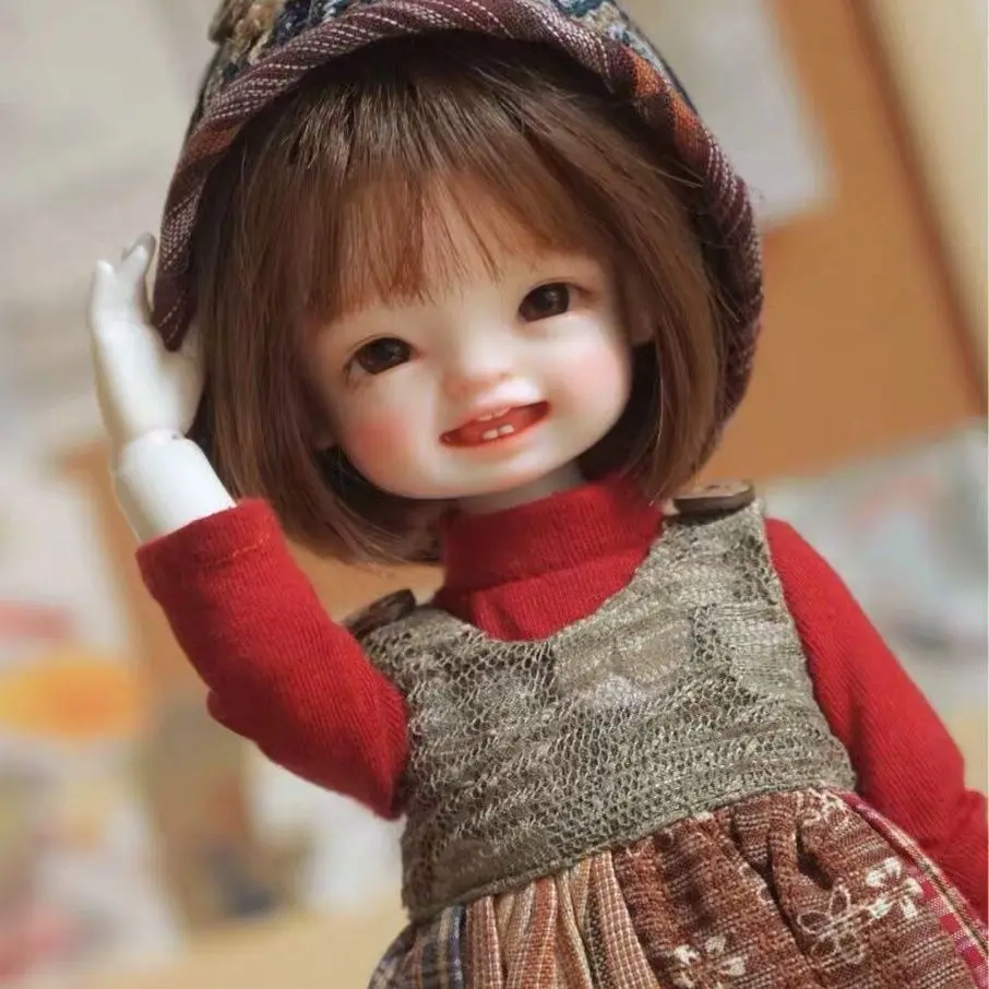 

New 1/6 BJD Doll Resin Head Nianhua no Makeup DIY Lovely Girl Doll Accessories