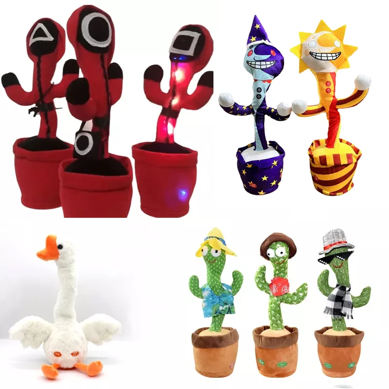 Игра кальмар танцующий кактус Fnaf Sundrop 120 динамик песни говорящий голос