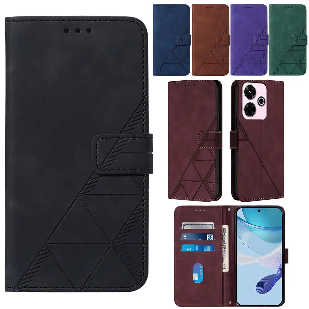 Elegant Leather Flip Wallet Phone Case