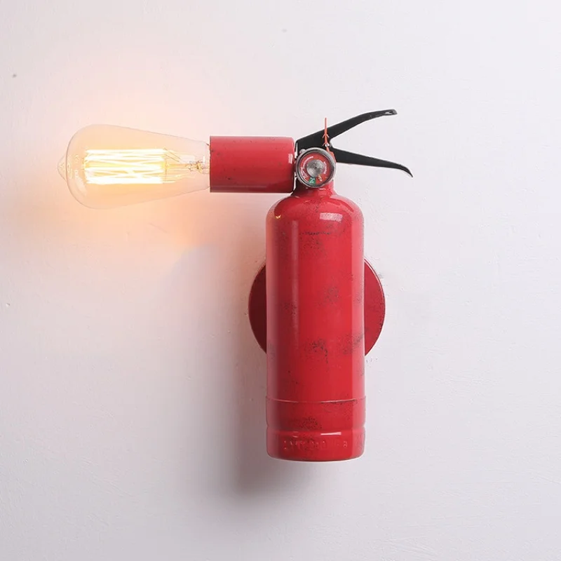 Industrial Retro Wall Lamp Fire Extinguishing Gas Wall Lamp B & B Restaurant Bar Decorative Lighting Corridor Aisle Tea House