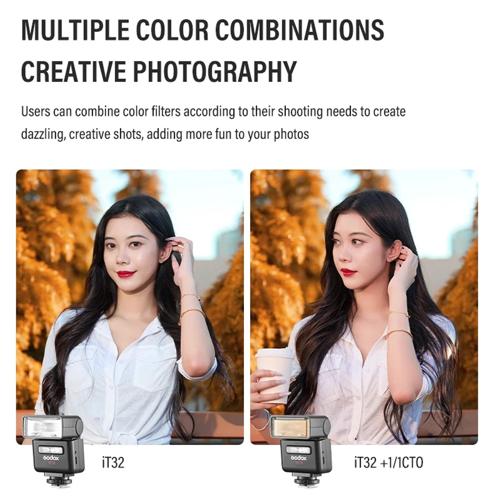 Godox Flilter 디퓨저 키트 MA01/MA02 플래시 마그네틱 부착 액세서리 컬러 iM20 iM22 iT20 iT22 iT30Pro iT32와 호환 가능