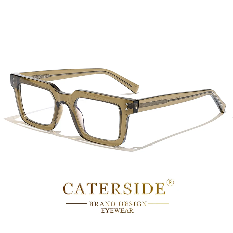 CATERSIDE Mode Männer Gläser Platz TR90 Rahmen Anti Blau Licht Frauen Brillen Täglich Einfache Business Gläser Optische Brillen – Detail 14