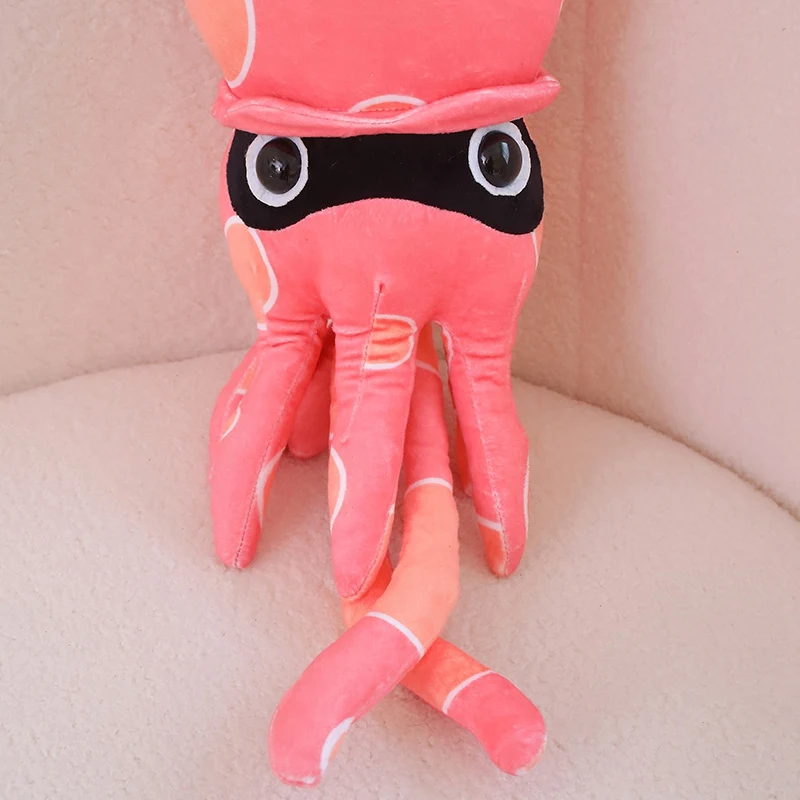 Lifelike Cute Squid Plush Toy Stuffed Sea Animal Big Size Fish