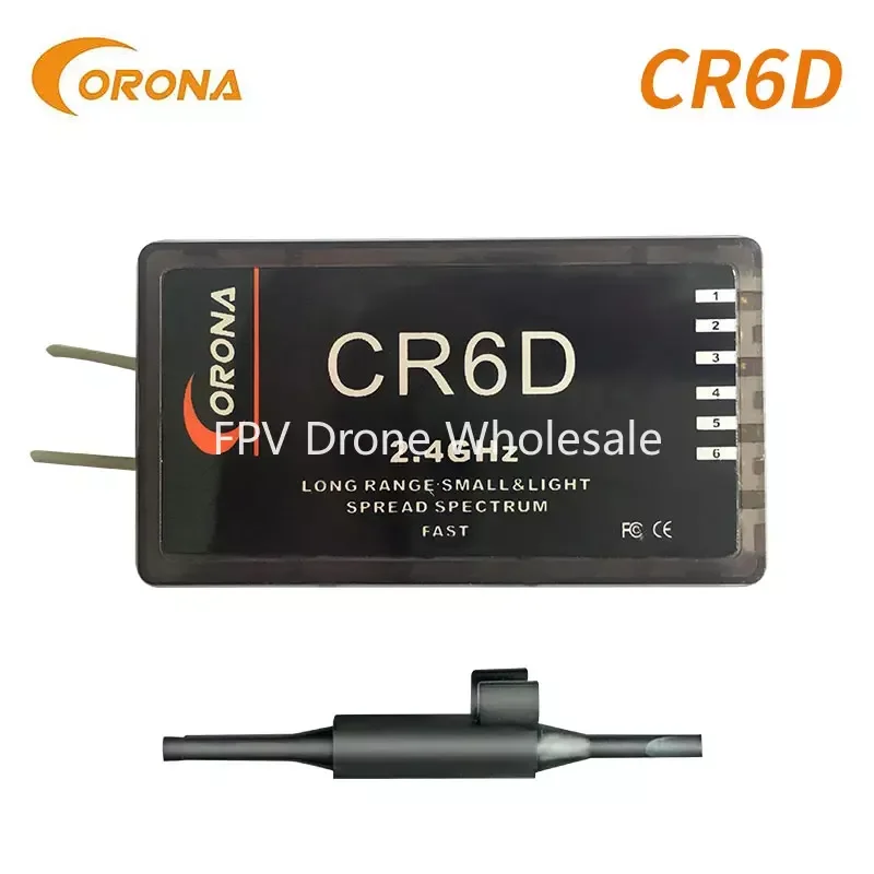 รูปสินค้า ตัวรับสัญญาณ 2.4GHz สำหรับเครื่องบินร่อน 8CH (V2 DSSS)