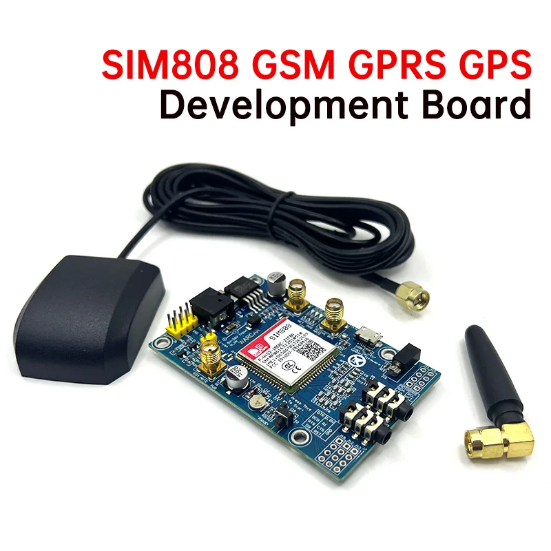 Hanaxtsai Sim808 Invece Del Modulo Sim908 Gsm Gprs Scheda Di Sviluppo Gps Ipx Sma Con Antenna Gps Disponibile Per Raspberry Pi