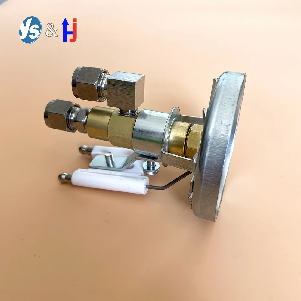 

0.3mm-4.0mm Brass Siphon Air Atomizing Oil Burner Nozzle Ceramic Igniter Air Swirler Small Burner Ignition System for Waste Fuel