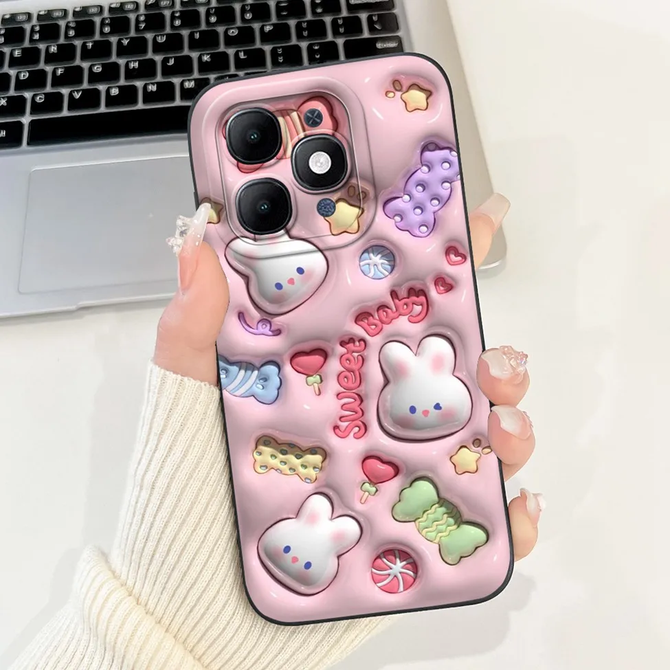 Silicone Luxury Cartoon Painted Shockproof Bumper Case - Fashionable and Durable Phone Cover