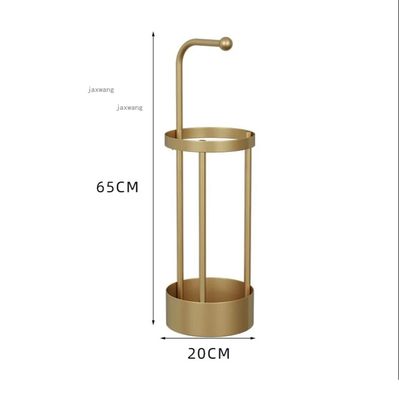 Luxury Household Umbrella Stands Simple Modern Office Wrought Iron Umbrella Rack Creative Small Apartment Hotel Tube
