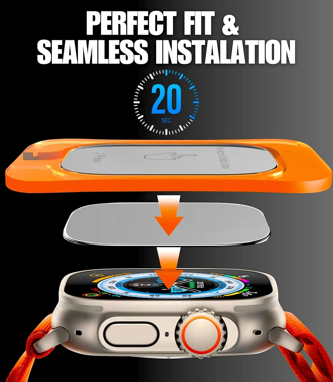 Apple Watch Ultra Screen Protector Detail 3
