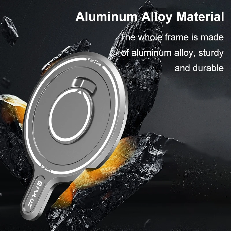Magnetic Adapter For Insta360 Flow 360&deg; Rotation Gimbal Magnetic Attraction For magsafe Cellphone Action Camera Accessorie