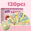 120pcs Cute Cartoon Medical Patch Waterproof Wound Adhesive Bandages Dustproof Breathable First Band Aid  for Kids 1