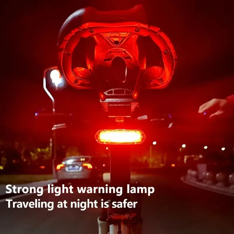 Taillight MTB Red Rear Light USB LED Waterproof Bike Light