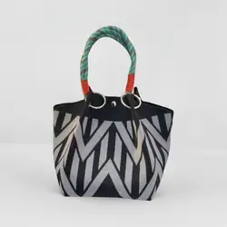 Chic and Durable Women's Knitted Tote Bag with Sturdy Handles (A33)
