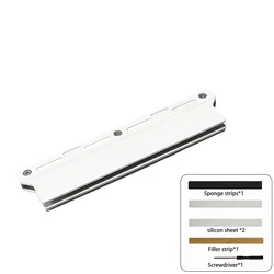 Premium Aluminum Alloy Memory Module Heatsink with Silicone Thermal Pad for Enhanced Heat Dissipation (White - 1pc)