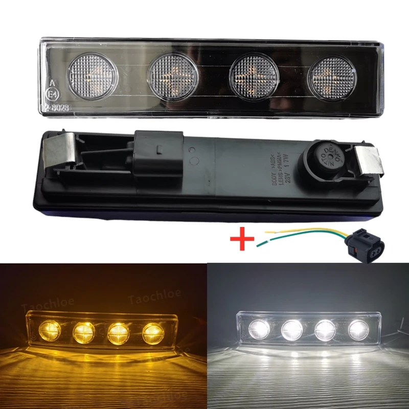 1/2 Pz 24V Anteriore Drl Led Luce Per Scania R450 R560 R730 P320 P360 P410 G440 Parasole Lampada Di Segnalazione Oem 1798980 1910437