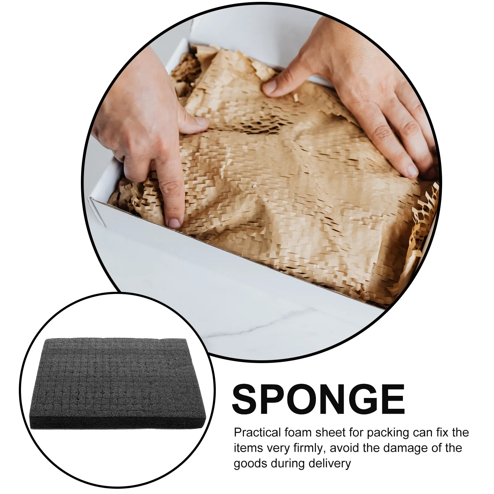 배송 보호용 프리미엄 포장 폼 시트, 쉽게 찢어지는 경량 재질, 맞춤 재단 가능, 전자제품용 충격 방지 폼 패드
