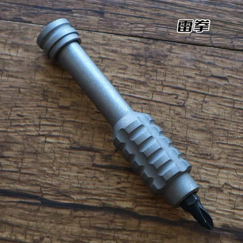 Titan legierung Pei 6 mm4mmschrauber Schrauben dreher Cross Bit Reit ausrüstung tragbare edc Gadget Outdoor Camping multifunktion ale Ausrüstung Werkzeuge – Detail 19
