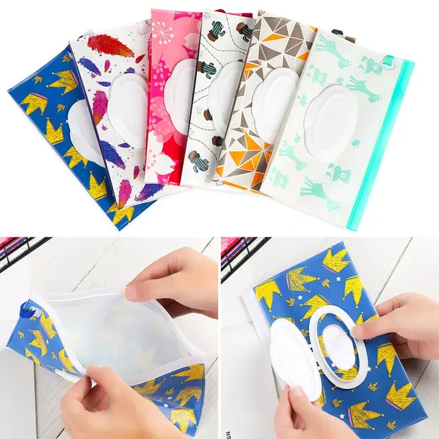 Convenient and hygienic wet wipes bag for on-the-go parents