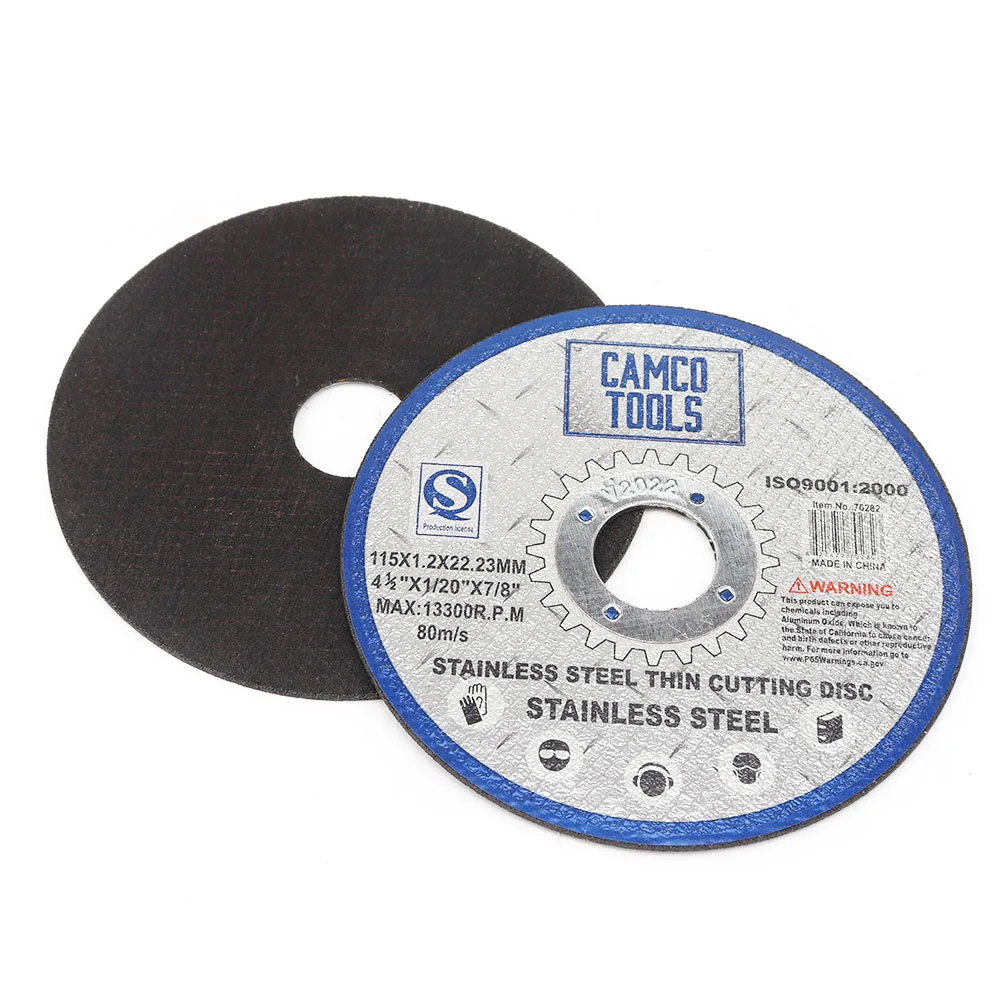 5 Pces Metal Cutting Disc 115mm Circular Saw Blade Resin Cutting Disc Angle Grinder Wood Steel Stone Power Tool