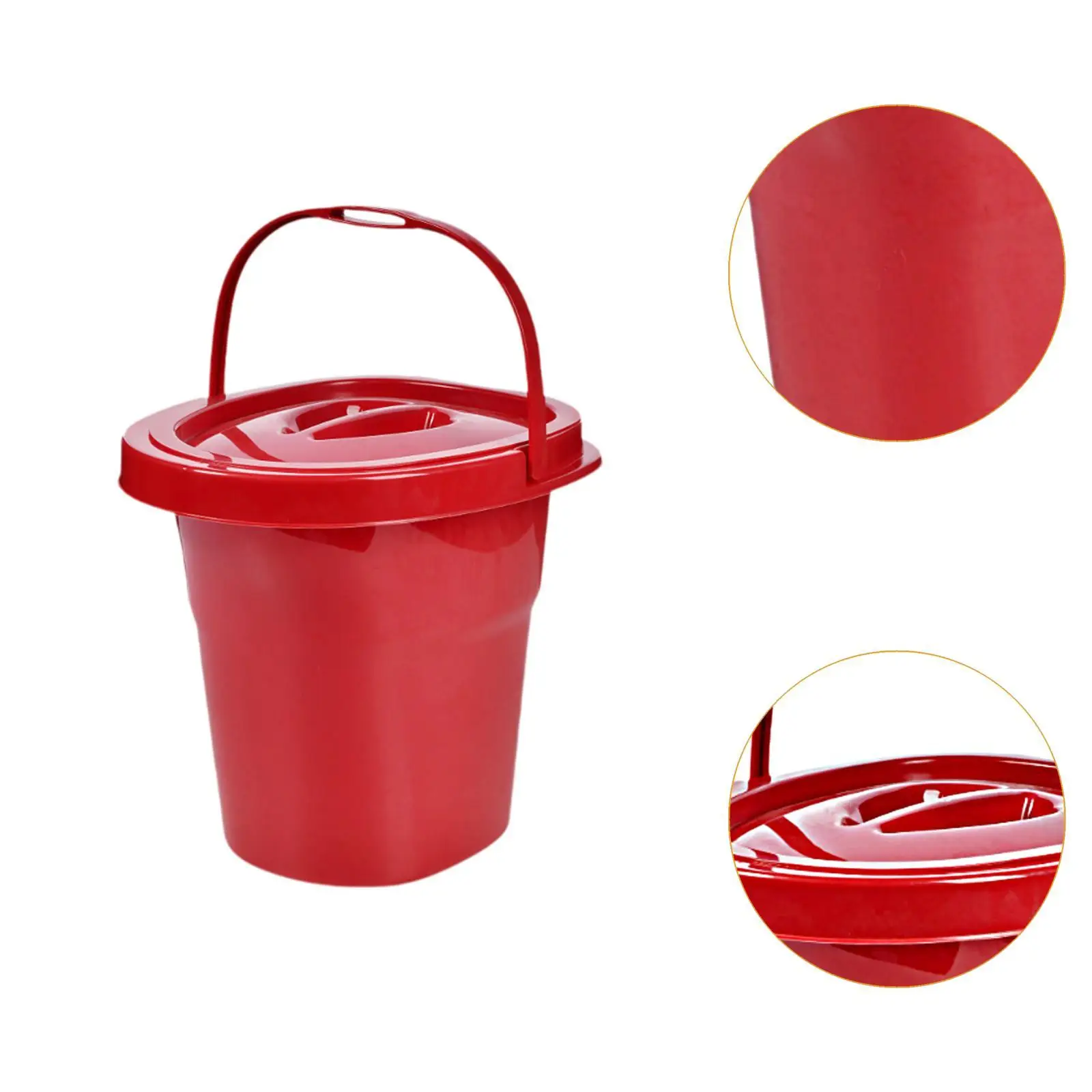 Travel Urine Pot with Handle and Lid Pee Bucket for Bedroom Senior Citizen 5