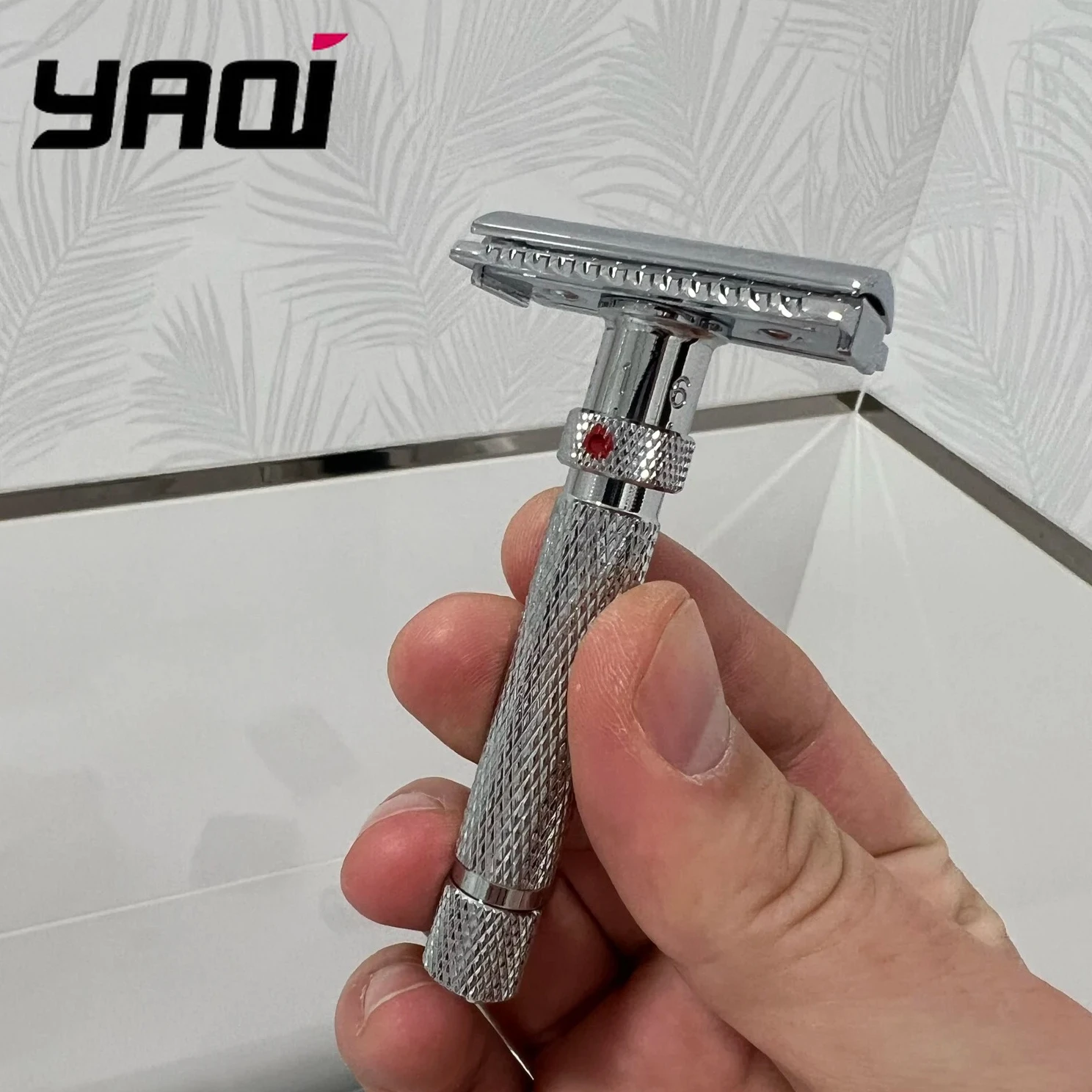 Yaqi the Final Cut Adjustable Safety Razor for Men Chrome & Gunmetal ...