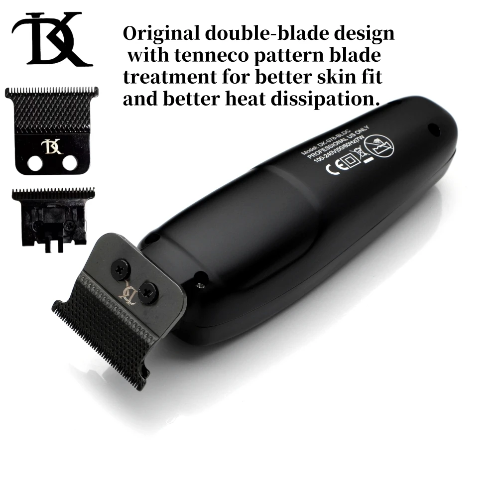 Men's Professional Hair Clippers, Beard Trimmer 0 Serrated color Electric Push Shears barber's tools 4