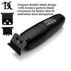 Men's Professional Hair Clippers, Beard Trimmer 0 Serrated color Electric Push Shears barber's tools 4