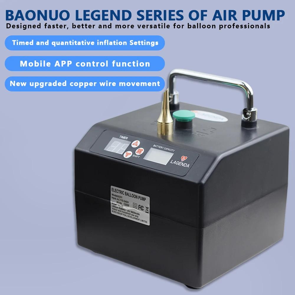 B322 Lagenda 3S 5S Timer and Counter APP Controling Electric Air Balloon Inflato