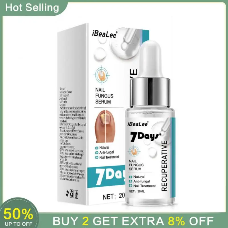 

iBeaLee 7DAYS Repair Nail Fungus Serum Foot Care Fungal Removal Repair Gel Anti-infective Onychomycosis 20ml