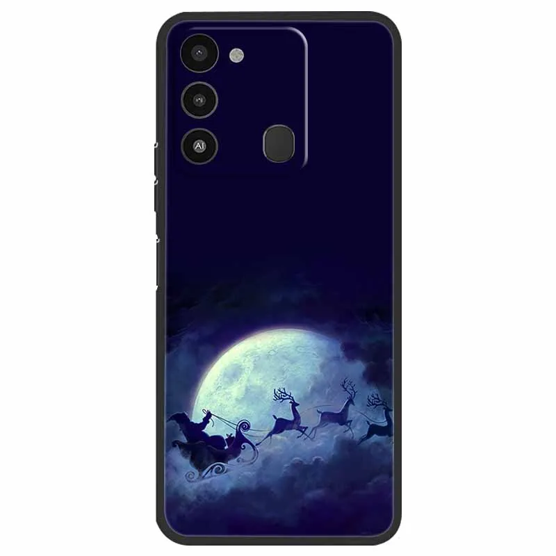 Holiday Edition Silicone Soft TPU Phone Cover - Festive Design Case