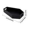Coffin Shape Black Tray Storage Box Gothic Home Wood Tray Halloween Decoration Birthday ChristmasThanksgiving Day Present Gift 6
