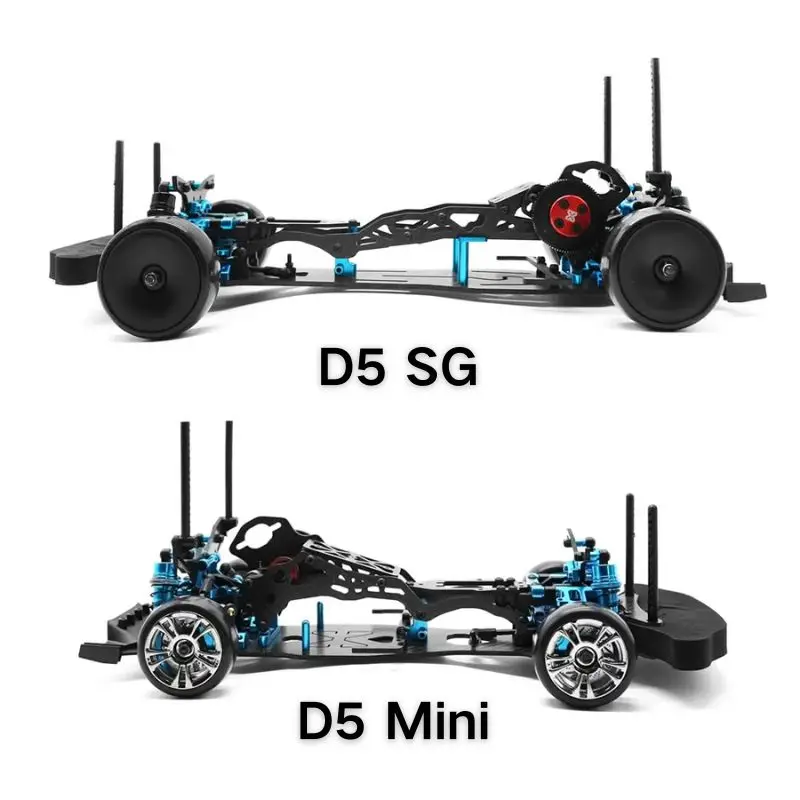 RC Car 3RACING Sakura D5 S SG Mini KIT 1:10 Carbon Fiber DIY Model