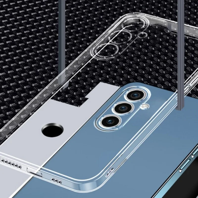 Flexible Durable Clear TPU Shockproof Phone Cases - Soft Transparent Protective Shield